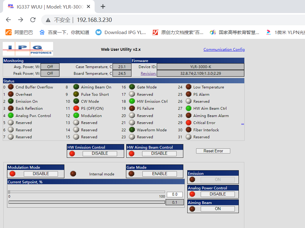 IPG R Series Laser Alarm